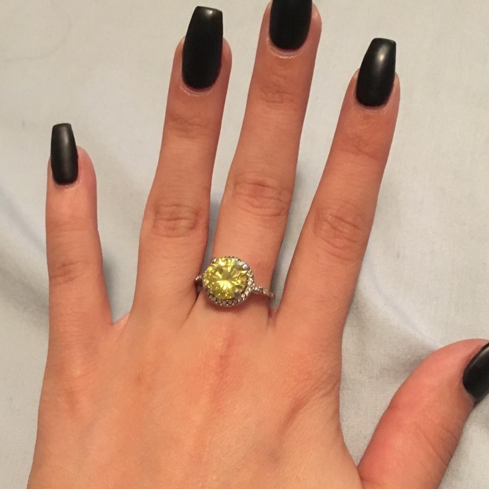 August birthstone ring